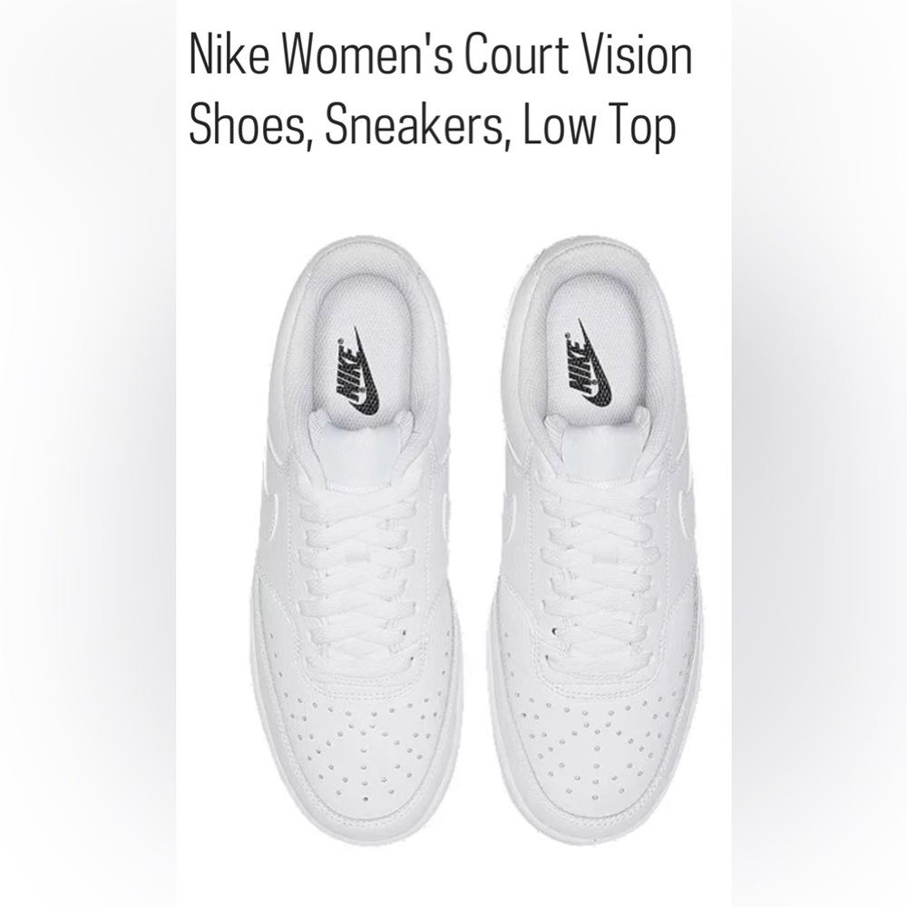 Nike women’s 6 white court vision